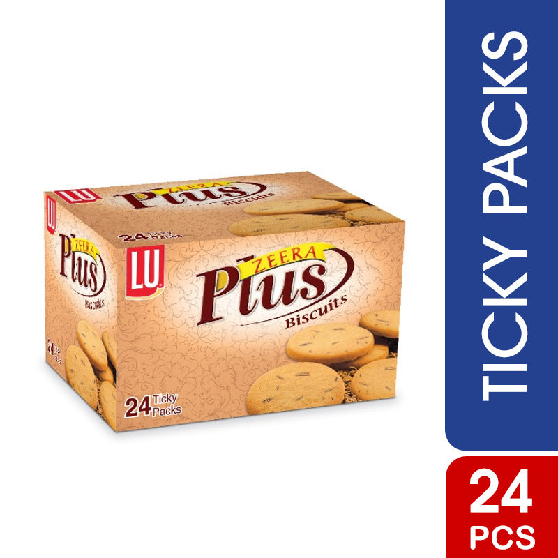 LU Zeera Plus Biscuit  Ticky Pack Box