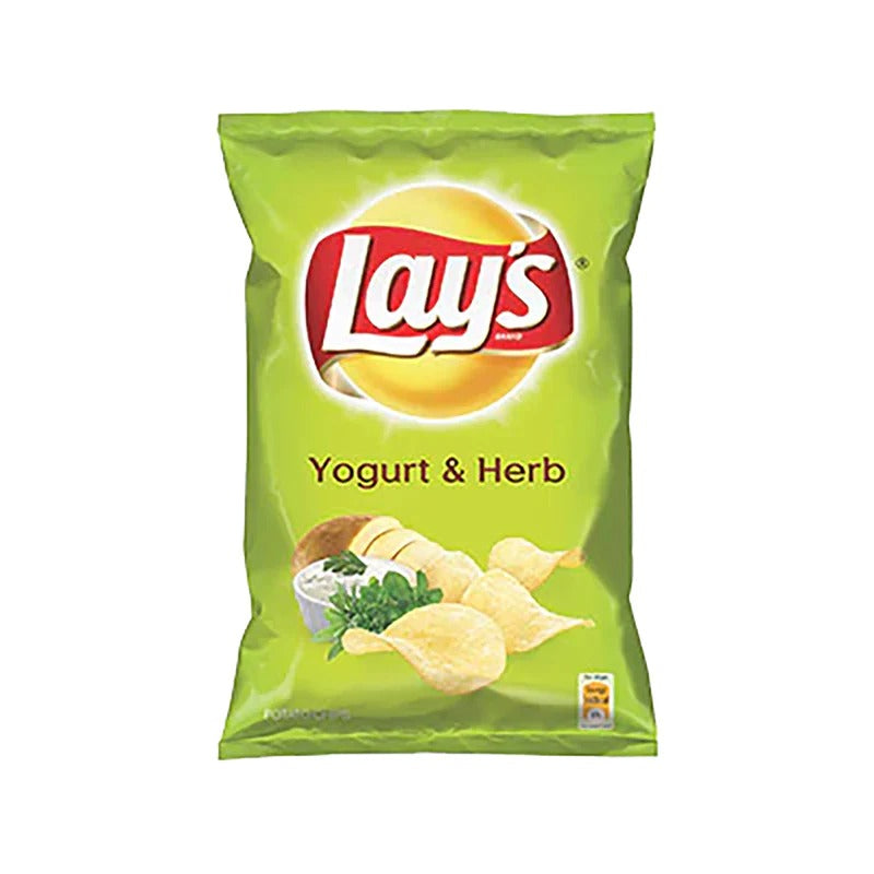 Lays Yogurt & Herb Chips Rs 80