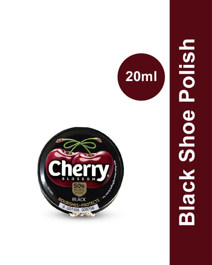 Cherry Blossom Shoe Polish Black 20 ML