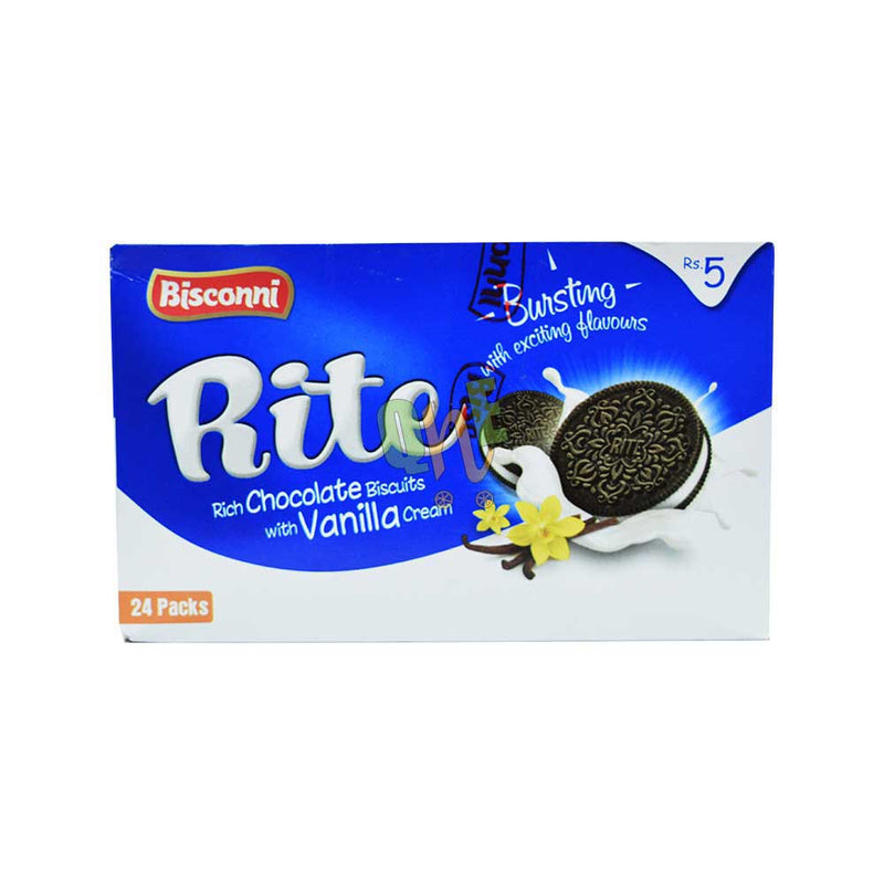 Bisconni Rite Chocolate with Vanila Half Roll 15-Packs