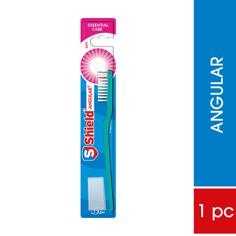 Shield Angular Toothbrush 1 Brush (Cellophane Pack)