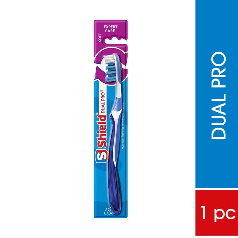 Shield DualPro Toothbrush Soft 1 Brush1