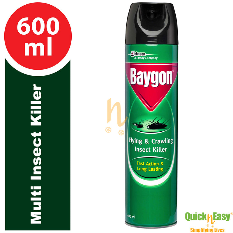 Baygon Flying & Crawling Insect Killer Aerosol 600 ml