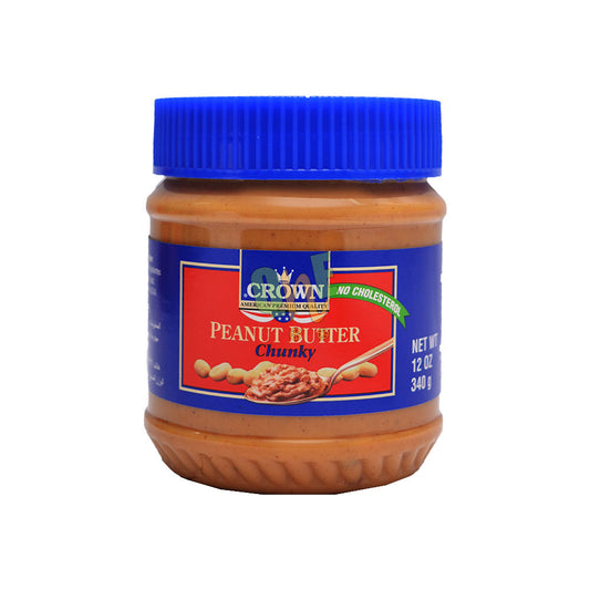 Crown Peanut Butter Chunky Imported 340G