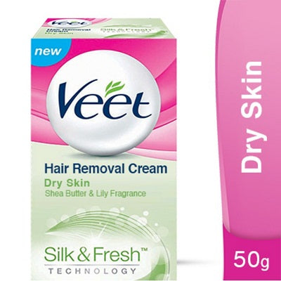 Veet Silk and Fresh Hair Removal Cream For Dry Skin 50G