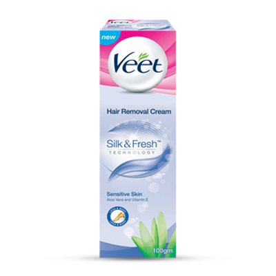 Veet Silk & Fresh Hair Removal Cream For Sensitive