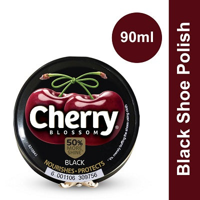 Cherry Blossom Shoe Polish Black 45ml