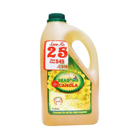 Season Canola Oil  3 Litres