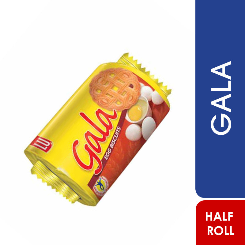 Lu Gala Egg Biscuits Half Roll 62.5Gm