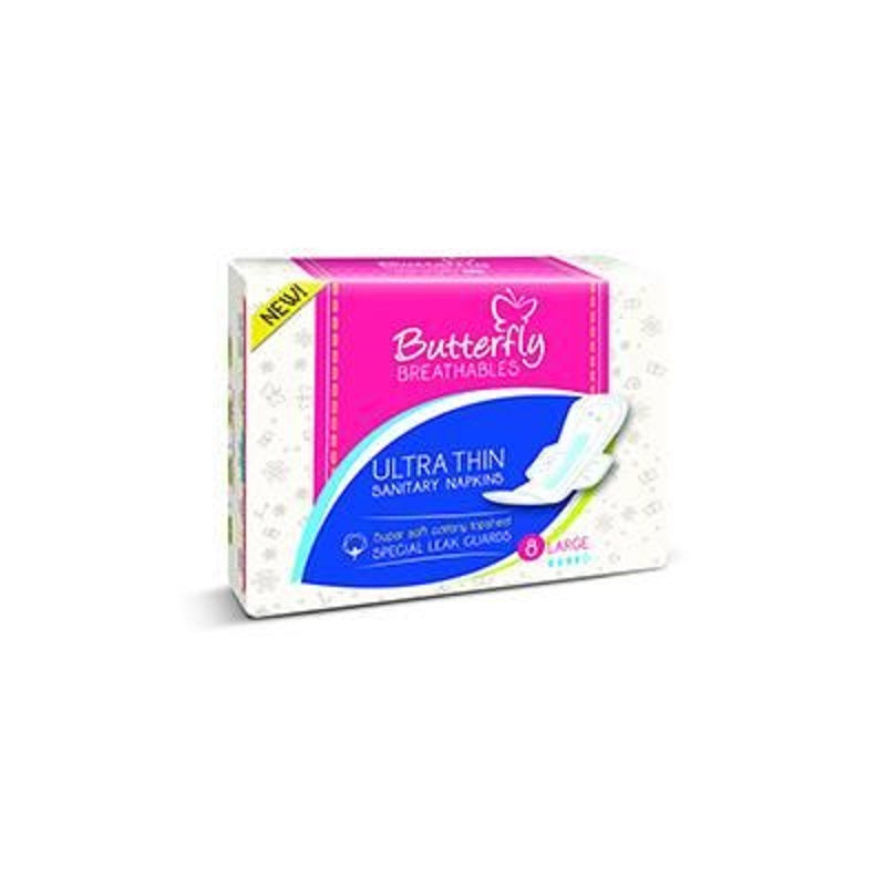 Butterfly Breathables Ultra Thin Large  8s