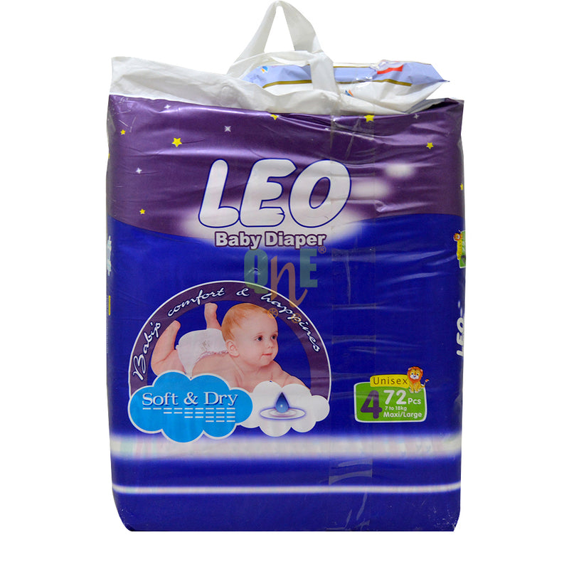 Leo Baby Diaper Large Mega Pack Size 4