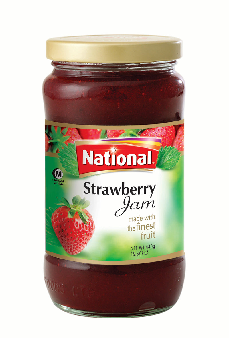 National Strawberry Jam Jar 440gm