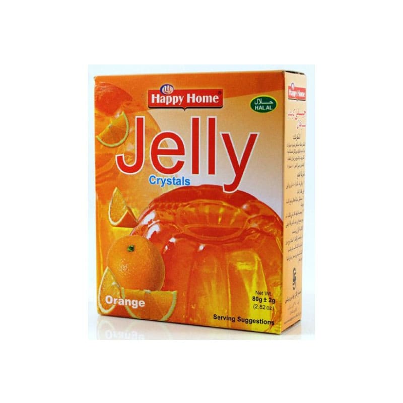 Happy Home Jelly Cryetals Orange 80 gm