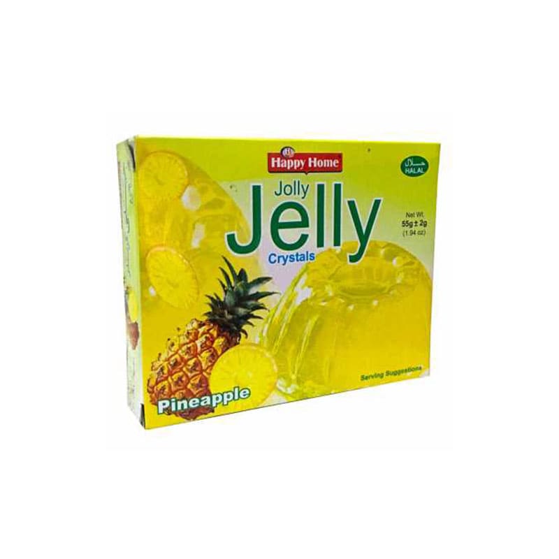 Happy Home Jelly Cryetals Pineapple 80 gm