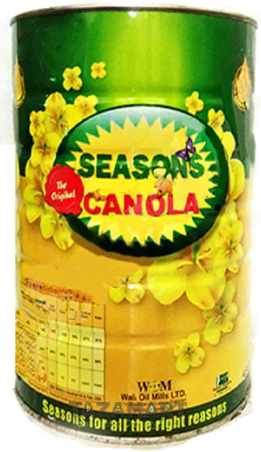 Seasons Canola oil 10 Ltr Can