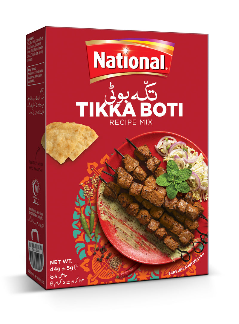 National Tikka Boti Recipe Mix 44gm