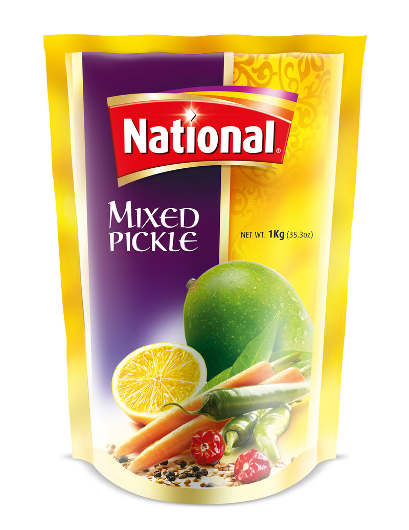 National Mixed Pickle Pouch 1kg