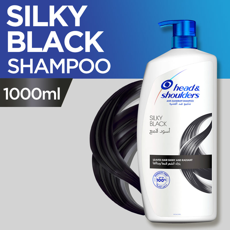 Head & Shoulders Silky Black Shampoo 1000ml