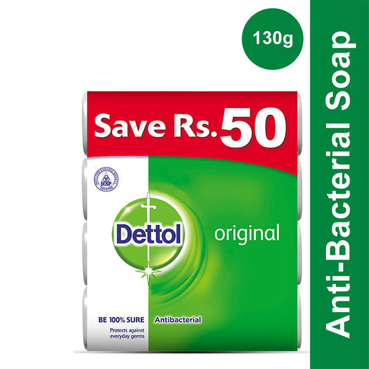 Dettol Original Soap 130g Pack of 4