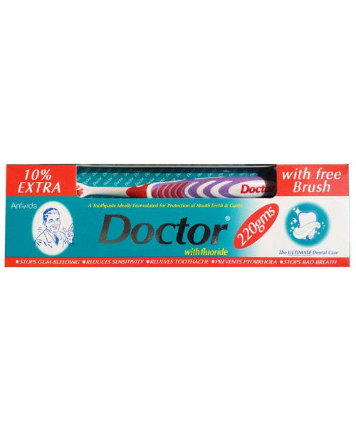Doctor ToothPaste With Brush 220gm