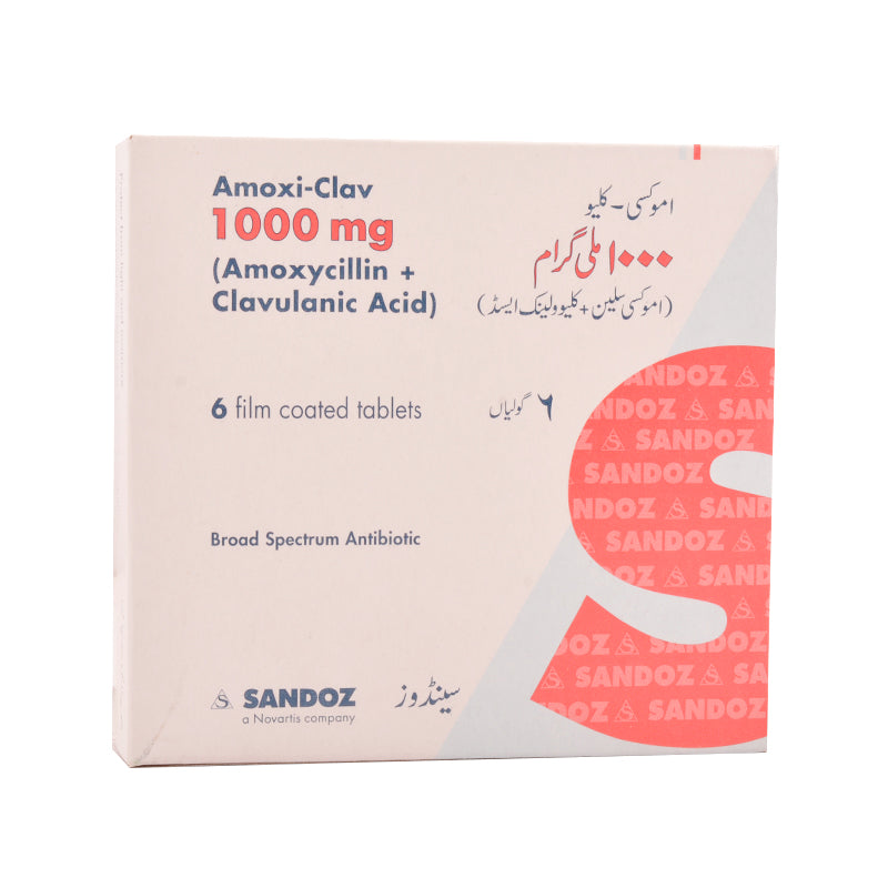 Amoxi-Clav Tablets 1000mg 6s
