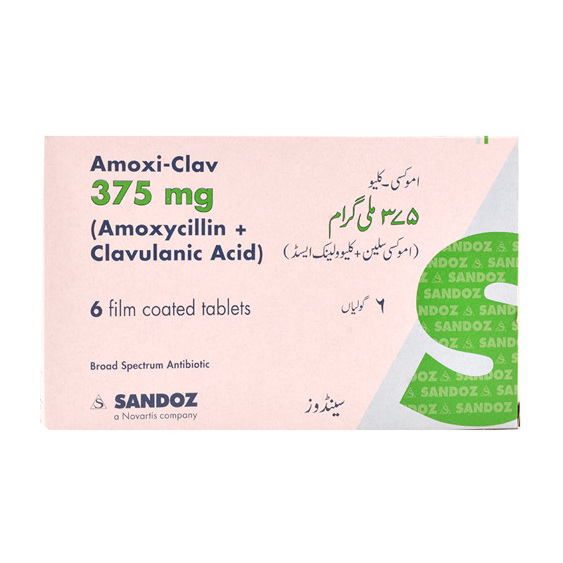 Amoxi-Clav Tablets 375mg 6s