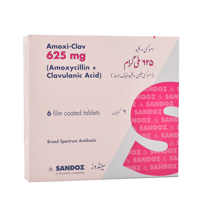Amoxi-Clav Tablets 625mg 6s