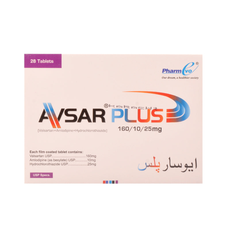 Avsar Plus 10/160/25Mg Tablet