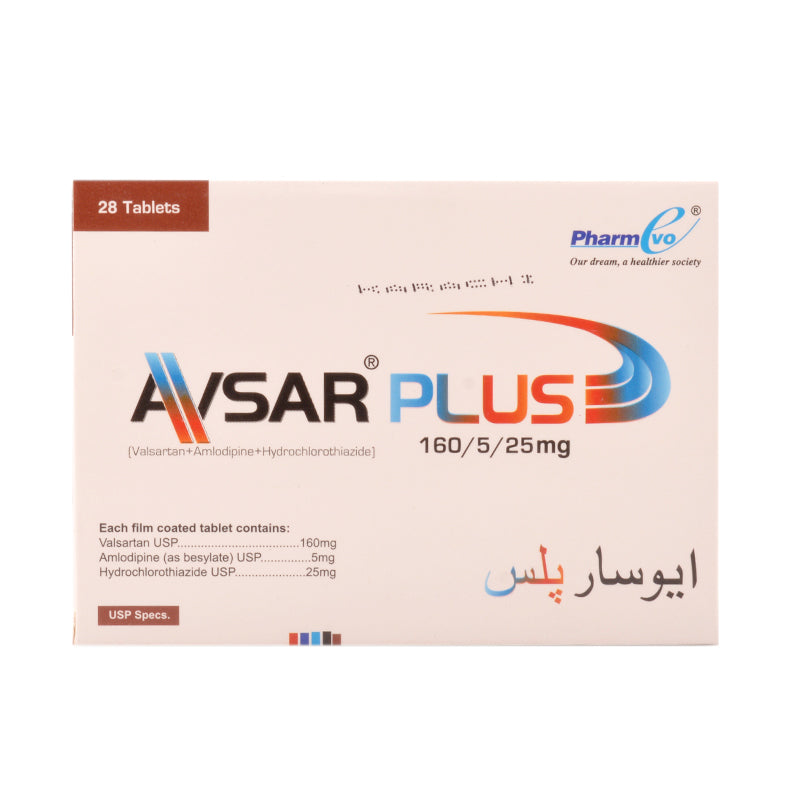 Avsar Plus 160/5/25Mg Tablet
