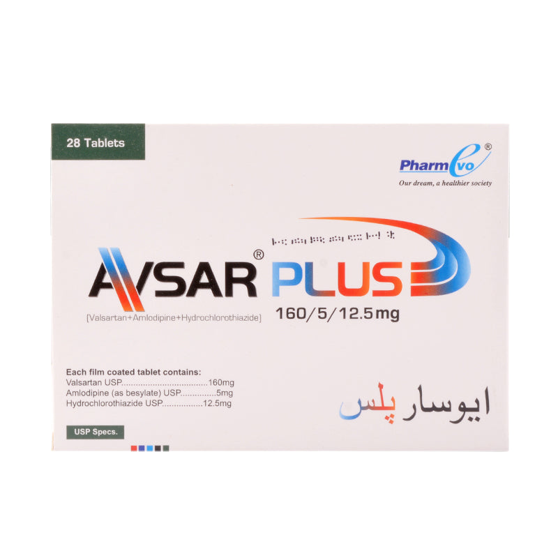 Avsar Plus 5/160/12.5Mg Tablet
