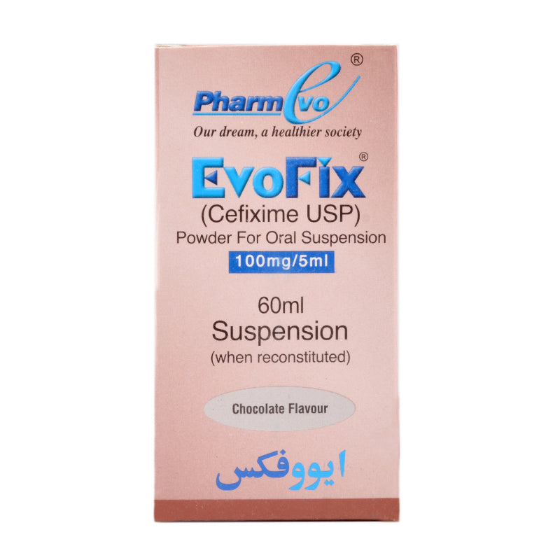 Evofix 100Mg/5Ml Suspension (60Ml)