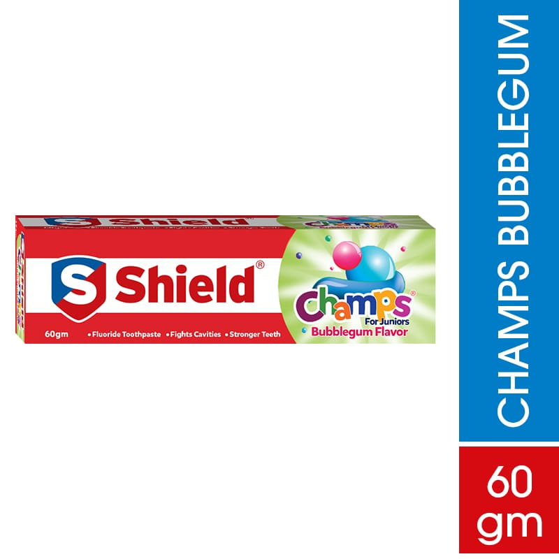 Shield Champs Toothpaste Bubble Gum 60gm