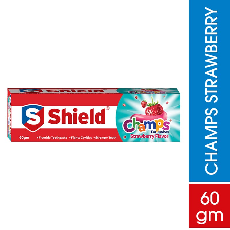 Shield Champs Toothpaste Strawberry  60gm