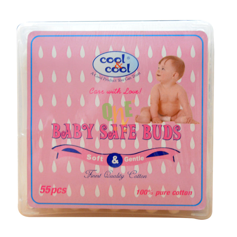 Cool & Cool Baby Safe Buds Soft & Gentle  55pcs