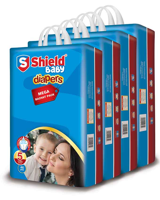Shield Pack of 4 Mega Bachat Pack XL 46Pc