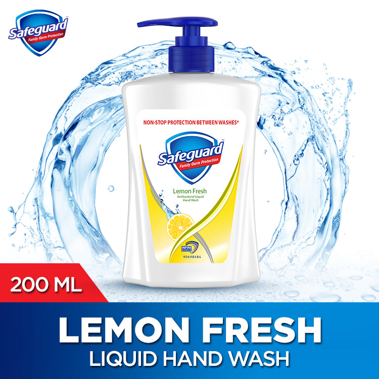 Safeguard Liquid Hand Soap Wash Lemon Fresh 180ml Refill