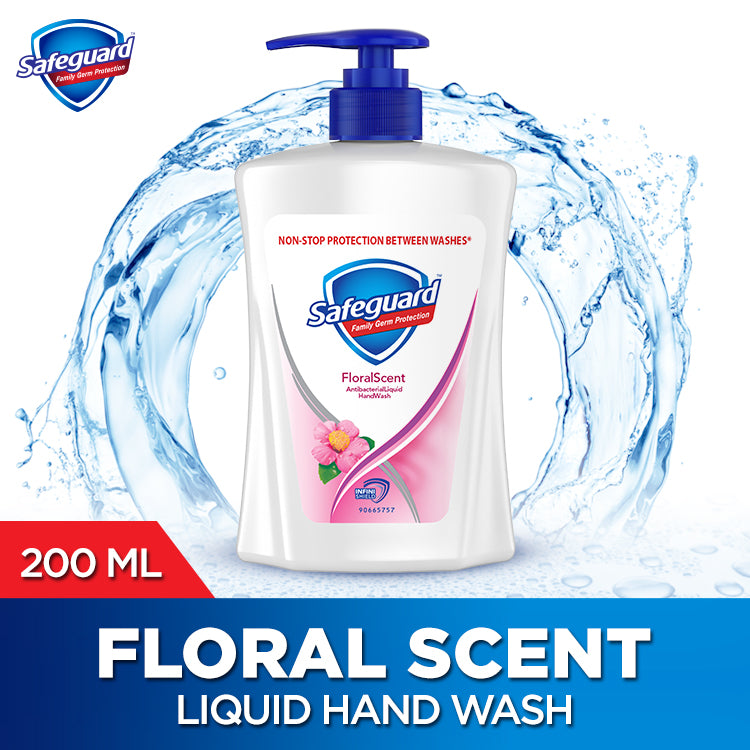 Safeguard Liquid Hand Soap Wash Floral Scent 180ml Refill