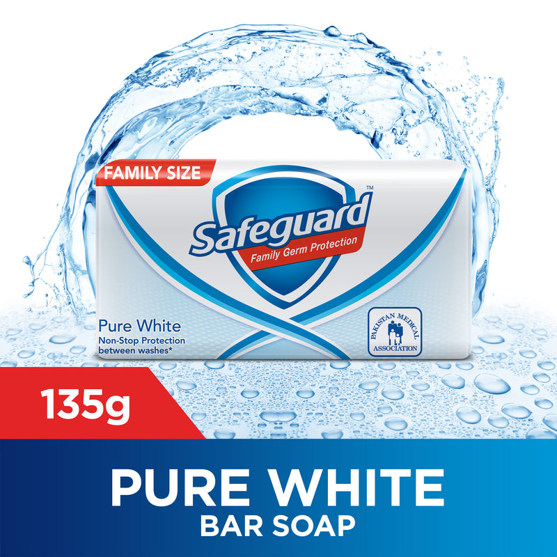 Safeguard Pure White Bar Soap 135gm