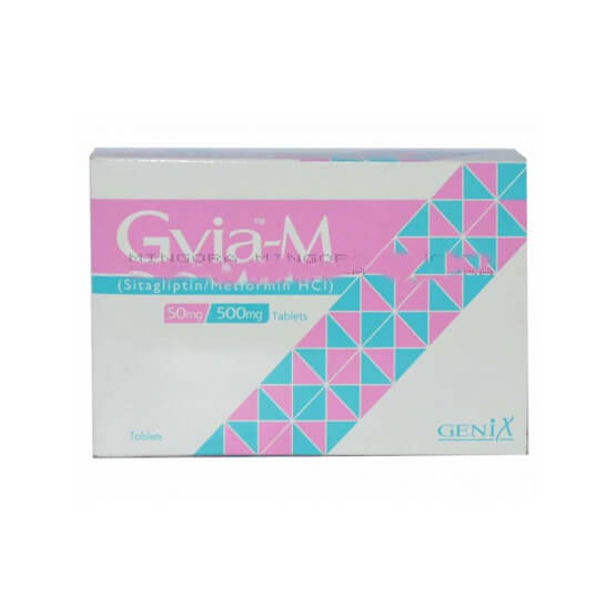 Gvia-M Tablet 50mg+500mg Tablet