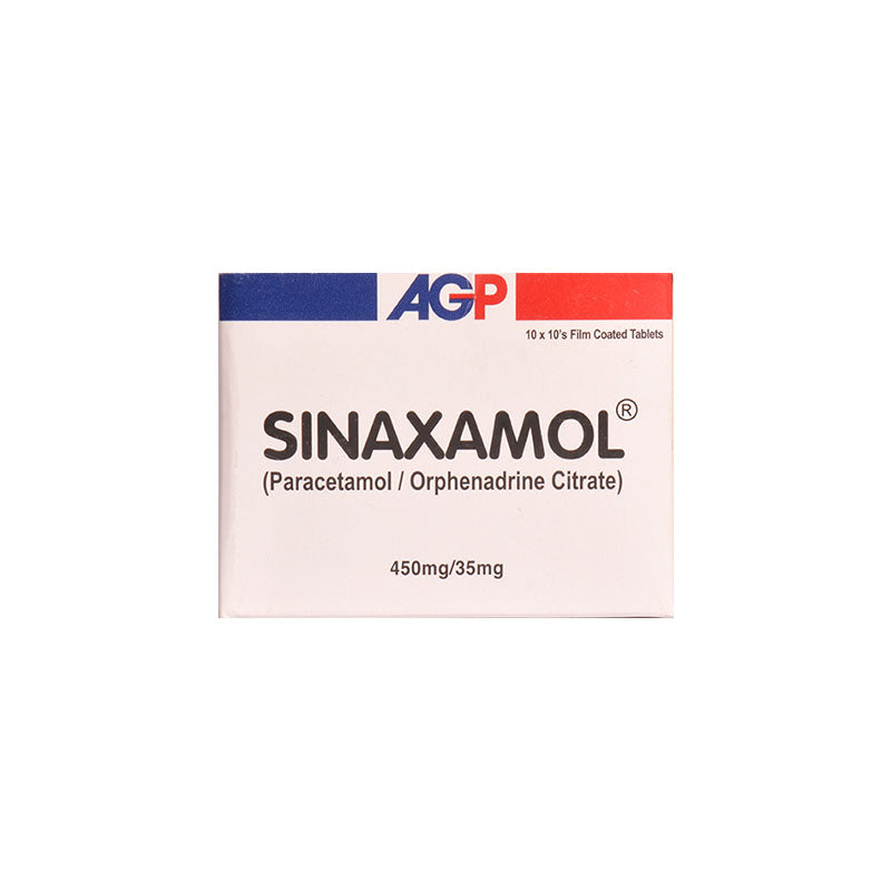 Sinaxamol 450mg/35mg Tablet