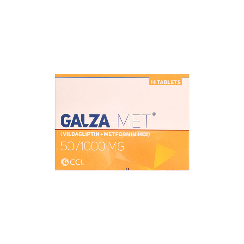 Galza-Met 50mg+1000mg Tablet