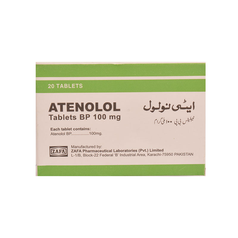 Atenolol 100mg Tablet