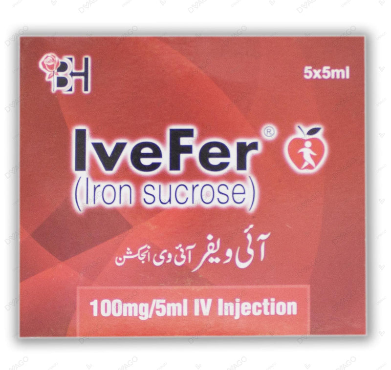 Ive fer Injection 100mg 5 Ampoules X 5ml