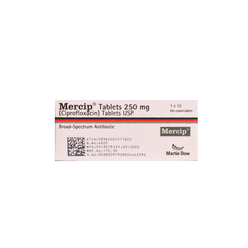 Mercip Tablets 250mg
