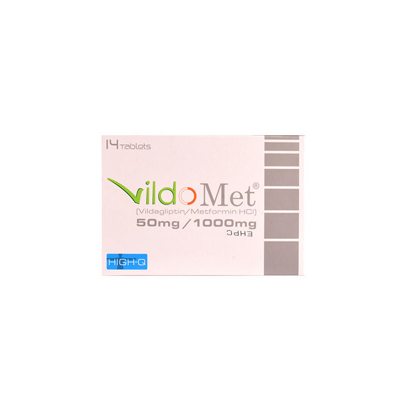 Vildo Met 50/1000mg Tablets 7s