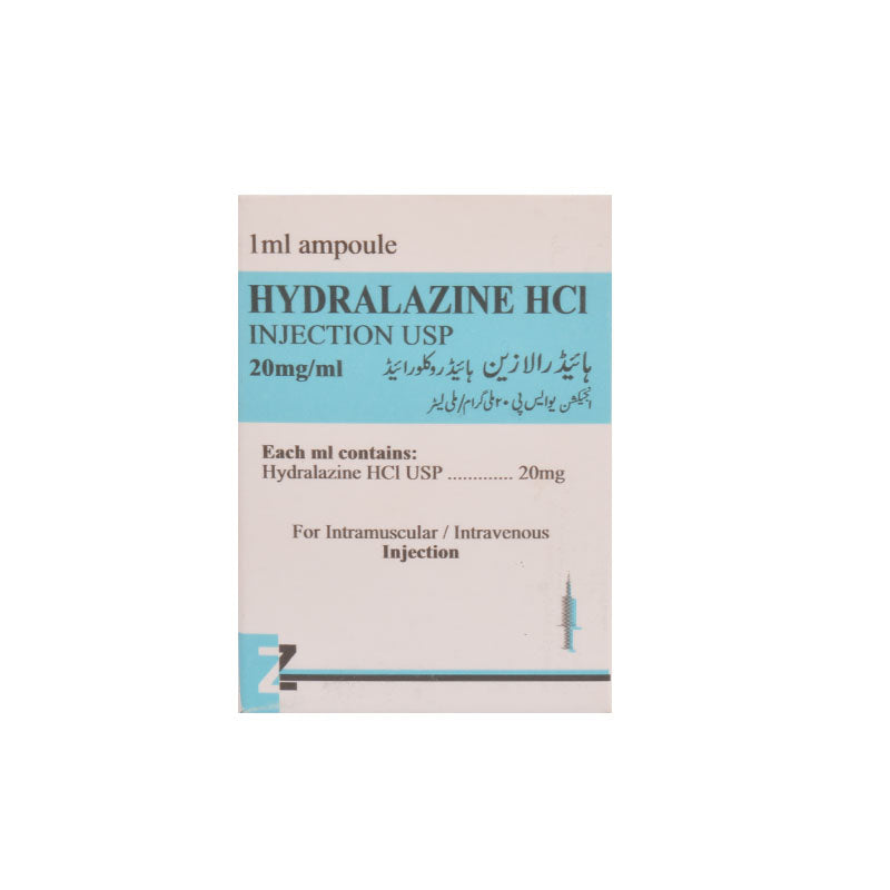 Hydralazine Hcl Injection 20mg