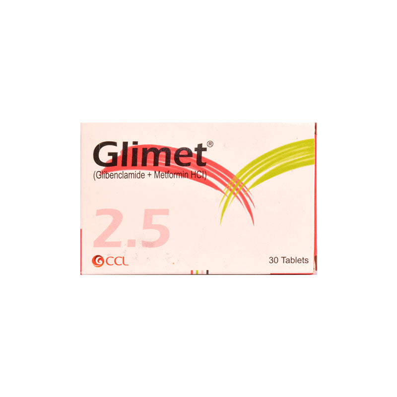 Glimet Tablets 2.5/500mg 10s