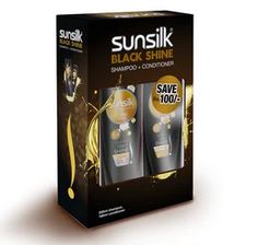 Sunsilk Black Shine Shampoo 185ml + Conditioner 180ml Promo Pack