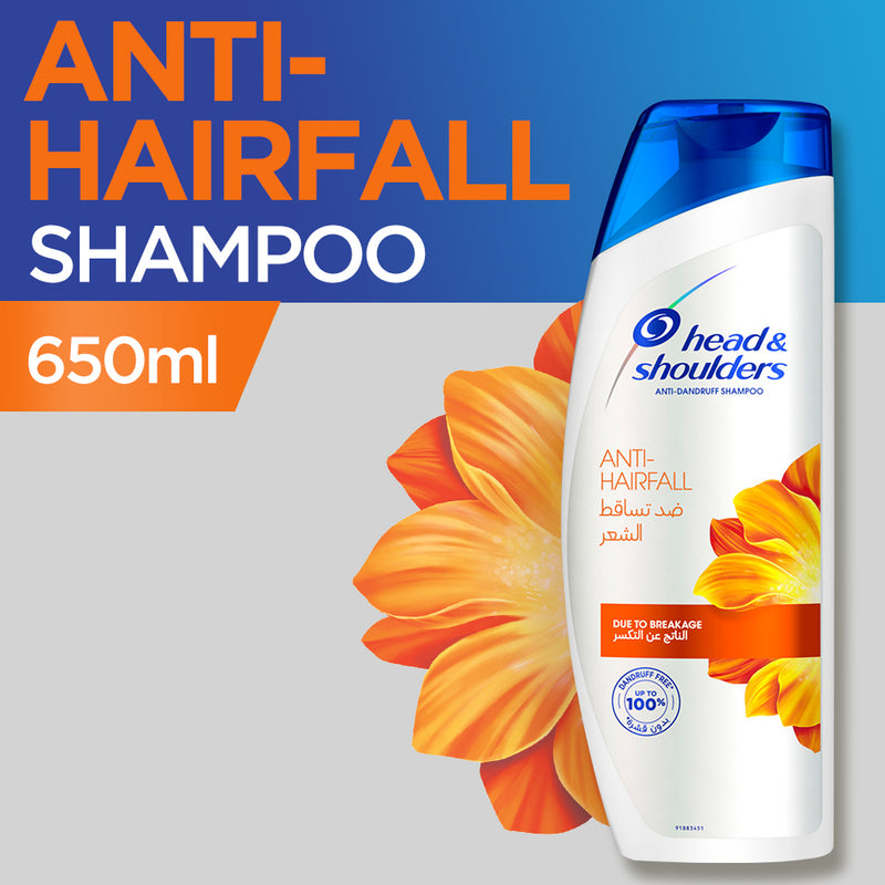 Head & Shoulders Anti Hair Fall Shampoo, 650 ml