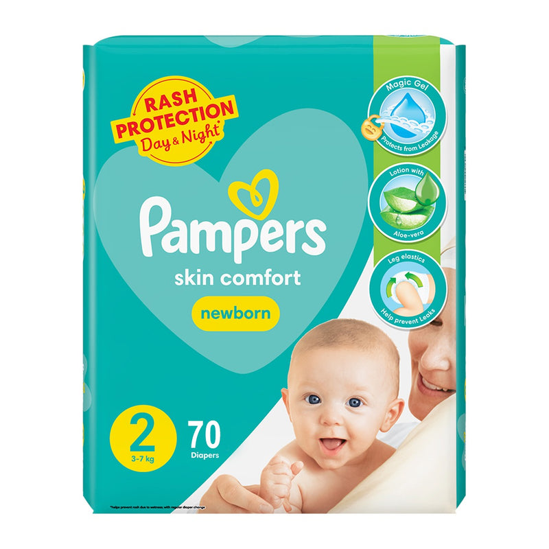 Pampers Baby Dry Diapers Small Size 2 70Pcs